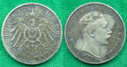 Germany Prussia 2 mark 1907