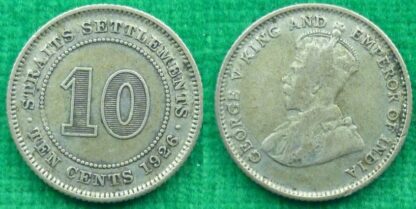 Straits Settlements ten cents 1926