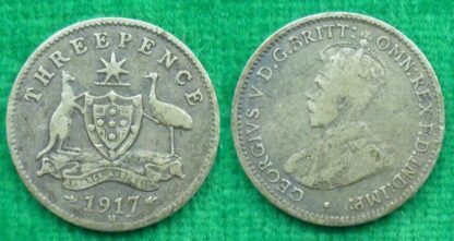 Australia threepence 1917