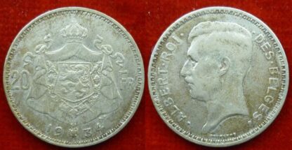 Belgium 20 francs 1934