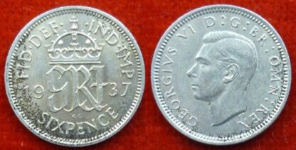 George VI sixpence 1937