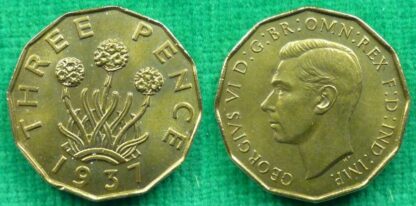 George VI threepence 1937