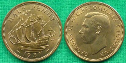 George VI halfpenny 1937