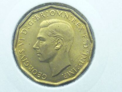 George VI threepence 1942 EF