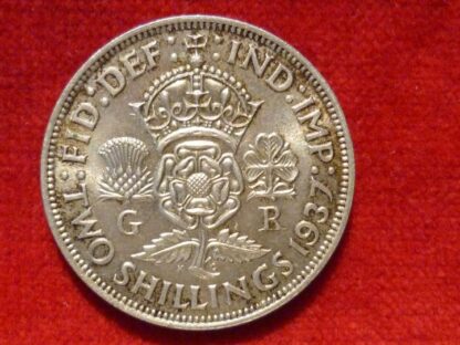 George VI florin 1937 - Image 2