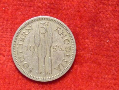 Southern Rhodesia threepence 1952 - Image 2