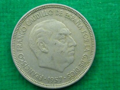 Spain 5 pesetas 1957(62)