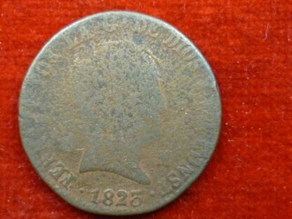 Spain 8 maravedis 1823