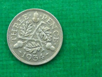 George V threepence 1934