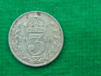 George V threepence 1918