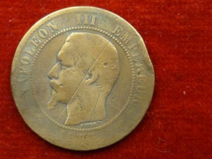 France 10 centimes 1855