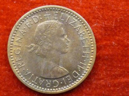 Elizabeth II farthing 1955