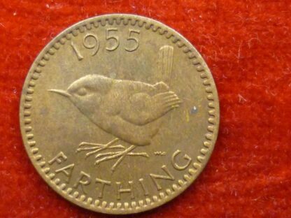 Elizabeth II farthing 1955 - Image 2