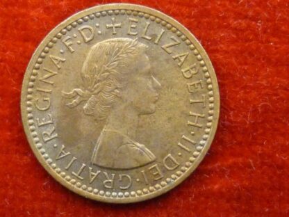 Elizabeth II farthing 1955