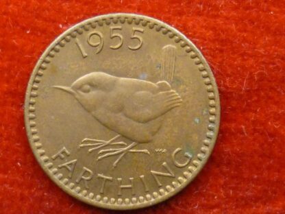 Elizabeth II farthing 1955 - Image 2