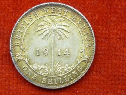 British West Africa shilling 1914 H - Image 2