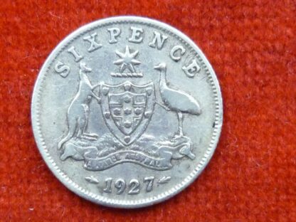 Australia sixpence 1927 - Image 2