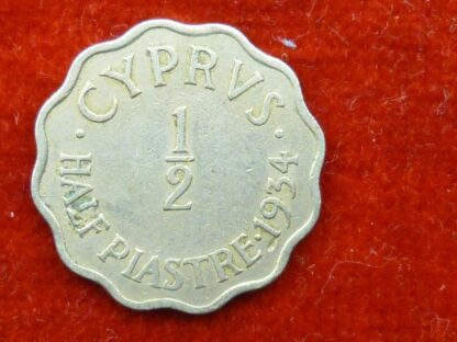 Cyprus 1/2 piastre 1934 - Image 2