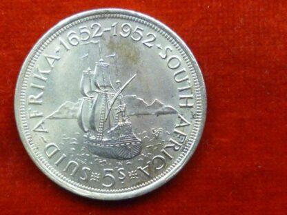 South Africa 5 shillings 1950