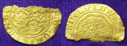 Edward III quarter noble 1361-9 BROKEN