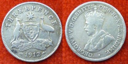 Australia threepence 1912