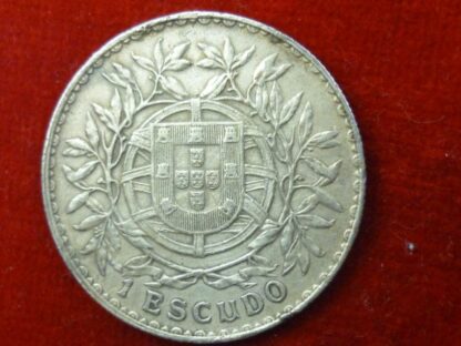 Portugal silver 1 escudo 1915 - Image 2