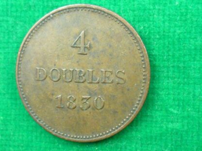 Guernsey 4 doubles 1830 - Image 2