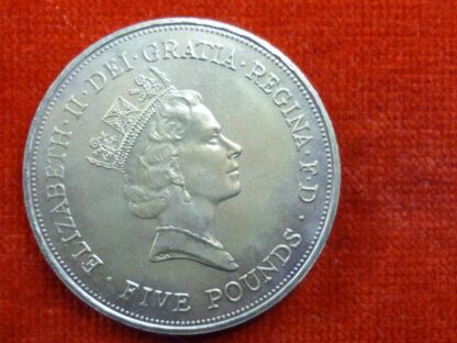 Elizabeth II five pound 1990