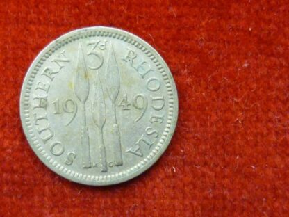 Southern Rhodesia threepence 1949