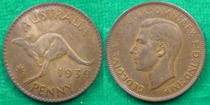 Australia penny 1939