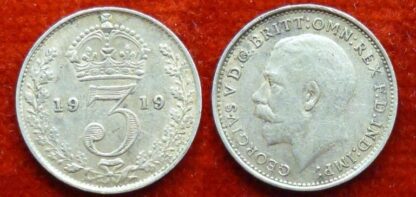 George V threepence 1919