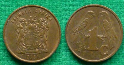 South Africa 1 cent 1999