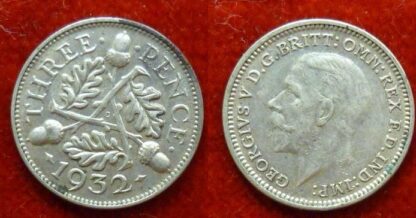 George V threepence 1932