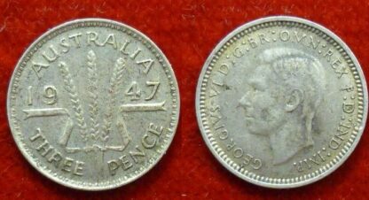 Australia threepence 1947