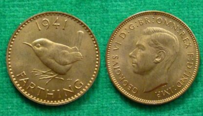 George VI farthing 1941 UNC