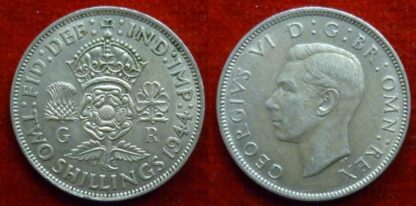 George VI florin 1944