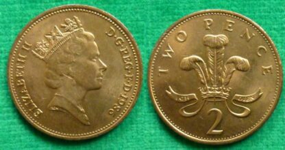 Elizabeth II two pence 1986