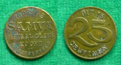 Belgium token by SAMVA