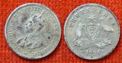 Australia threepence 1936