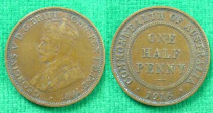 Australia halfpenny 1916