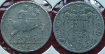 Spain 5 cents 1941