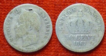 France 50 centimes 1867