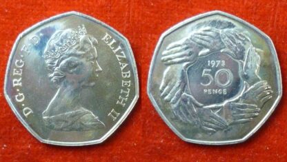 Elizabeth II 50 pence 1973 PROOF