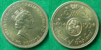 Elizabeth II two pounds 1994