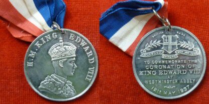 Medal Edward VIII coronation 1937