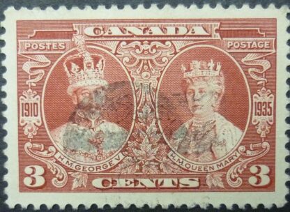 Canada SG337 3 cents red 1935