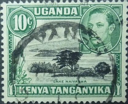 Kenya Uganda & Tanganyika SG135 10 cents black & green 1938