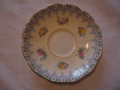 Royal Albert Torquay blue/yellow saucer