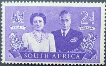 South Africa SG112 2d blue 1947