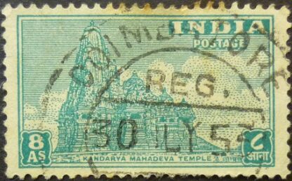 India 1949 SG318 8 annas turquoise